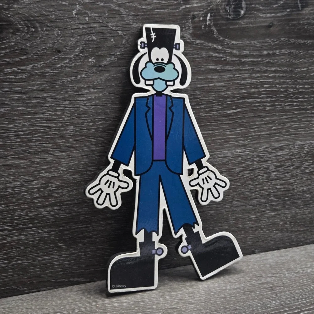 Disney Goofy Frankenstein Monster Foam Wall Magnet Sign Cutout Halloween